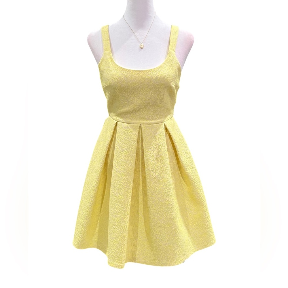 Zara yellow mini dress